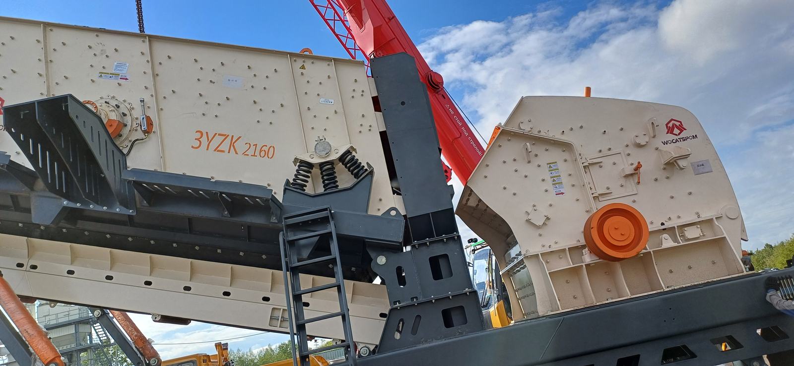 Грохот 3YZK2160 и роторная дробилка, Братск, Иркутская обл.