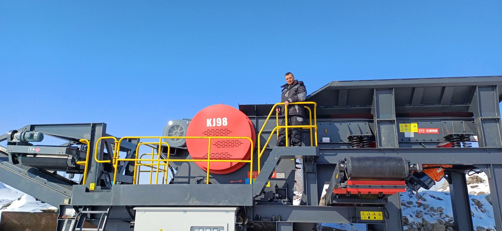 Мобильный ДСК с дробилкой KJ98, ООО «Спецпереработчик», Омск
